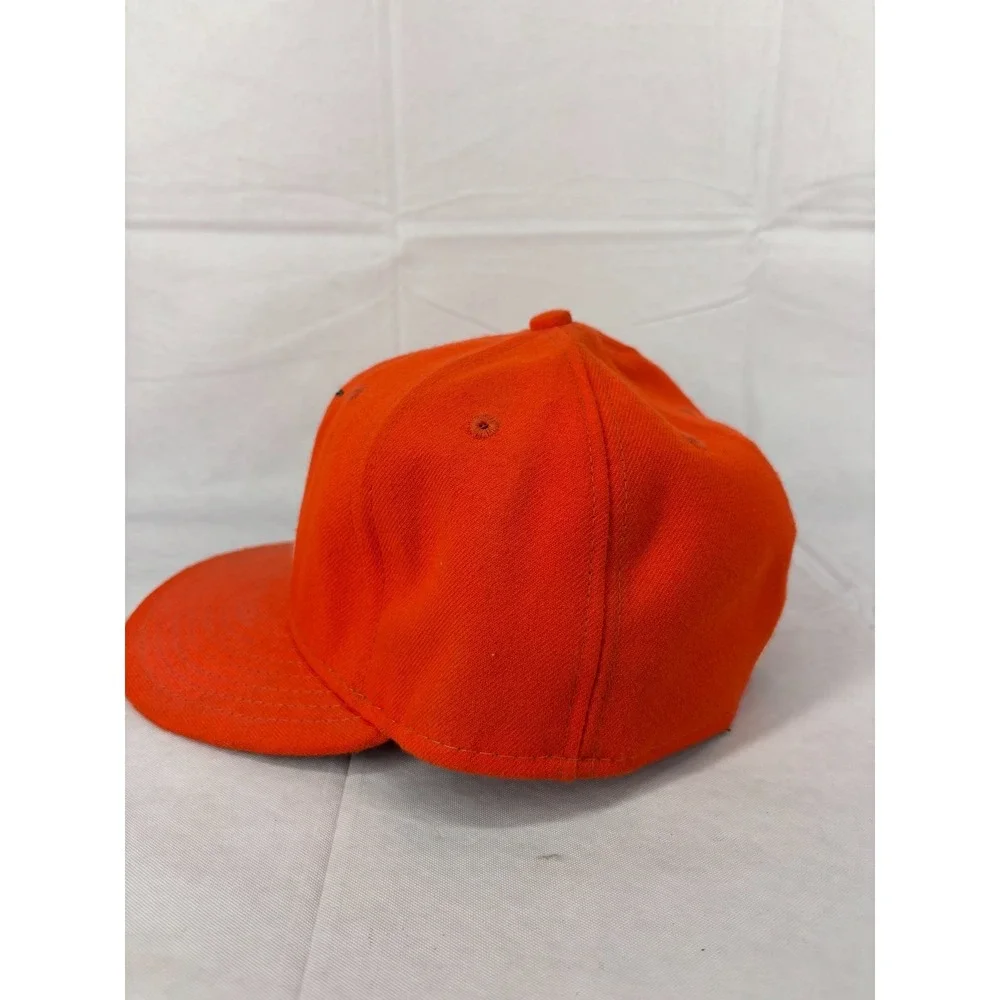 Miami Marlins New Era  59FIFTY Fitted Baseball Hat Mens Orange 7 1/4 NWOT